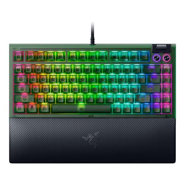 Razer BlackWidow V4 75% Mechanical Gaming Keyboard (Phantom Green)