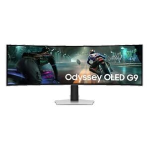 SAMSUNG LS49DG910SWXXL Odyssey G9 49 Inch OLED 144 Hz Gaming Monitor (Silver)