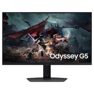Samsung 27 inch Odyssey QD-OLED G5 QHD 180Hz Gaming Monitor (LS27FG502SWXXL)