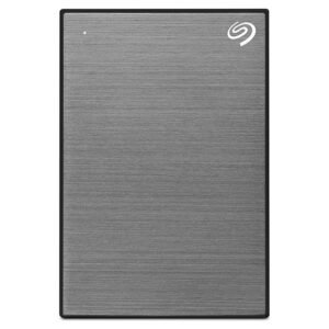 Seagate One Touch 4TB External Hard Drive with Password Protection (Space Gray)