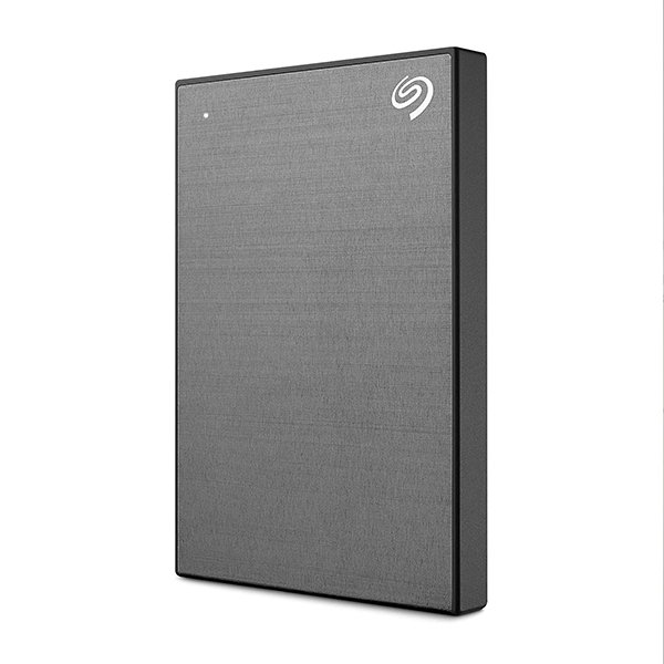 Seagate One Touch 1TB External Hard Drive with Password Protection (Space Gray)