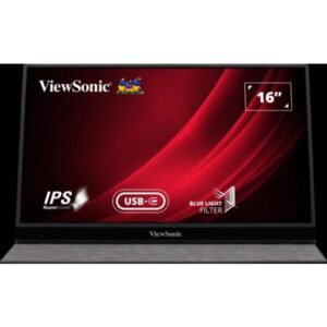 ViewSonic VG1655 16" FHD Portable Monitor IPS 60Hz Silver