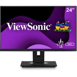 ViewSonic VG2456 23.8 Inch USB Type-C Docking IPS Monitor