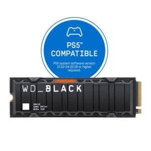 Western Digital Black SN850 500GB M.2 NVMe Gen4 SSD (with Heatsink)