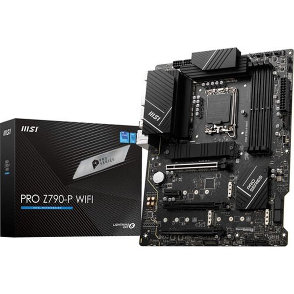 MSI Pro Z790-P WIFI Intel Motherboard Supports Intel 12th , 13th & 14th Gen Processors