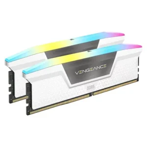 Corsair Vengeance RGB 32GB (16GB x 2) 6000MHz DDR5 RAM - White