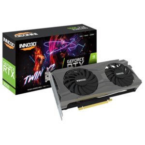 INNO3D Nvidia Geforce RTX 3050 Twin X2 8Gb Gddr6 128-Bit Pci-E 4.0 Integrated Gaming Graphics Card - N30502-08D6-1711Va41