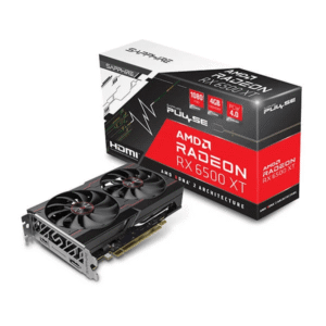 AMD AMD Radeon Sapphire Pulse Radeon RX 6500 XT Gaming Graphics Card with 4GB GDDR6, RDNAâ„¢ 2 4 GB GDDR6 Graphics Card